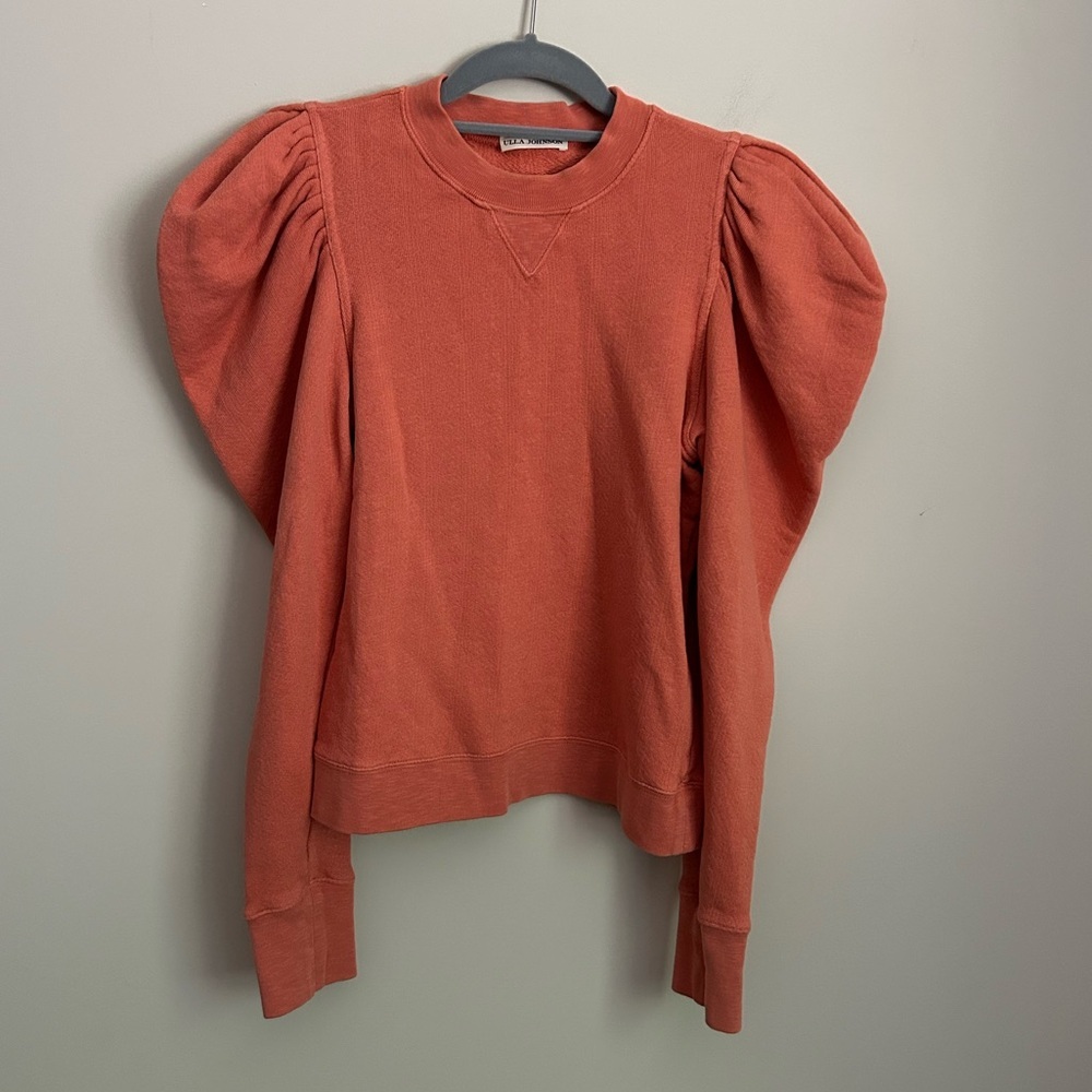 Ulla Johnson Haley Pullover in Orange Size Small